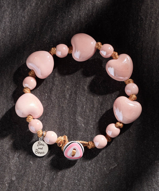 cuore grande rosa chiaro