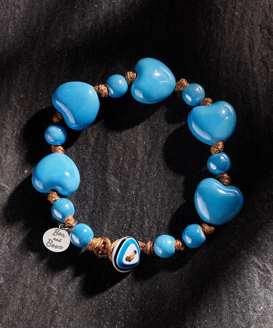 cuore grande azzurro