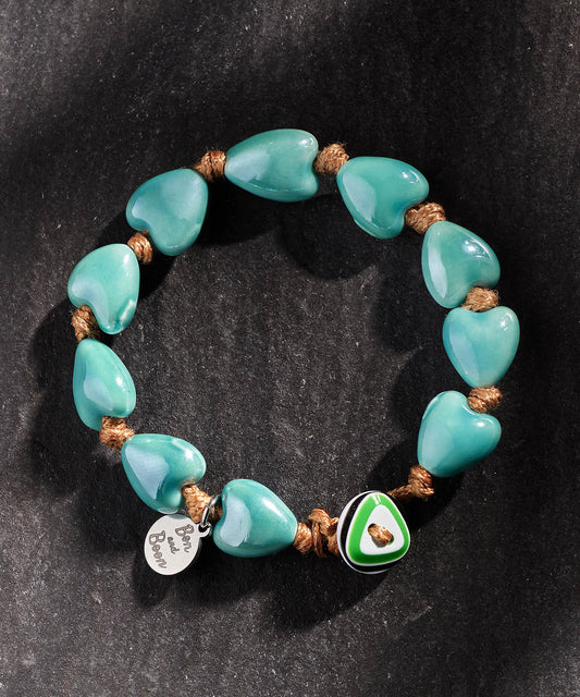 cuore piccolo verde acqua