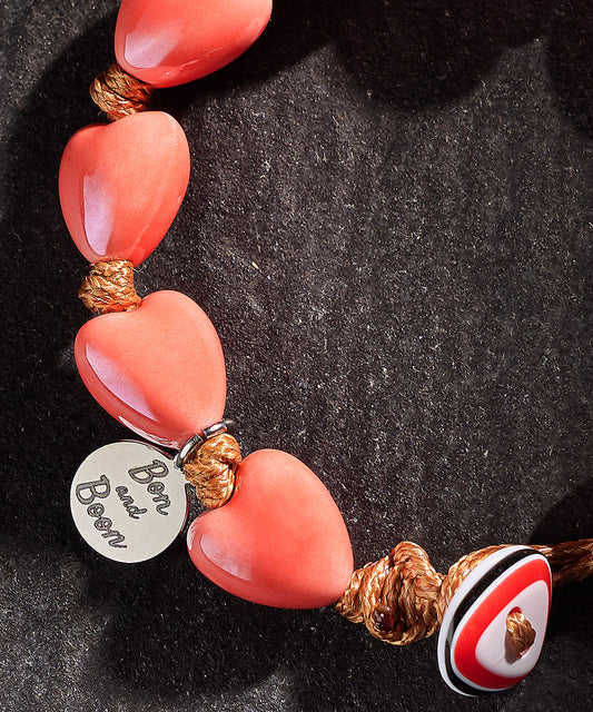 cuore piccolo rosa corallo