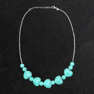 Collana verde acqua Collana verde acqua