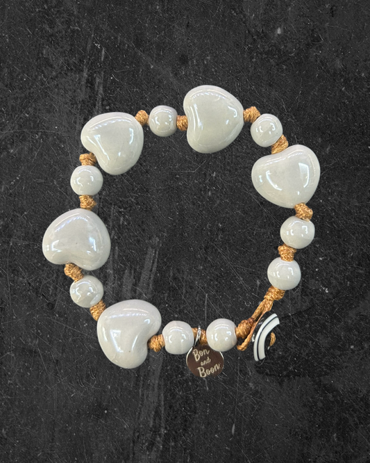 Cuore grande grigio chiaro