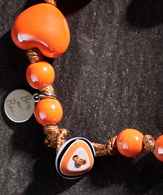 cuore grande arancione